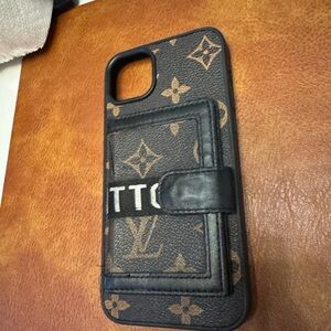 Luxury Designer Phone Case - 14max Black and Brown
